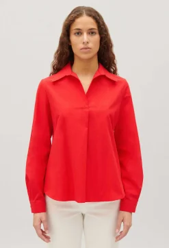 New Long-Sleeved Cotton Blouse Women Tops And Shirts