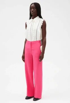 Sale Loose Pink Trousers Women Jeans And Trousers