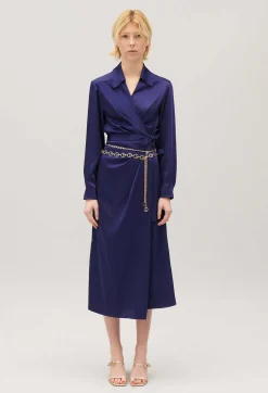 Best Midi Wrap Dress Women Dresses