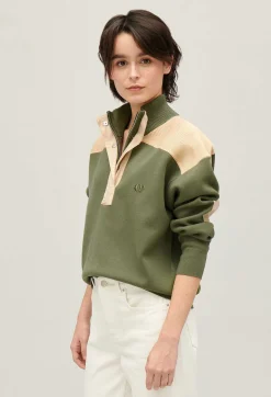 Hot Minimum Half-Zip Sweatshirt Women Sweaters And Cardigans