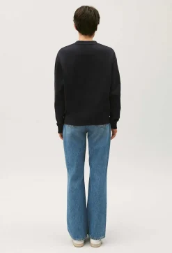 Sale Navy Blue Sweatshirt Women Sweaters And Cardigans