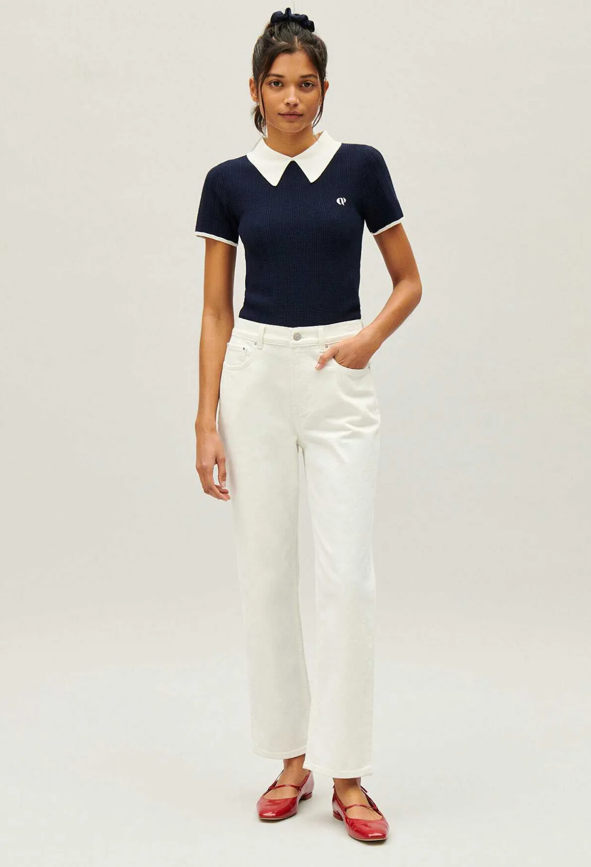 Sale Navy Blue Tennis Top Women Tops And Shirts