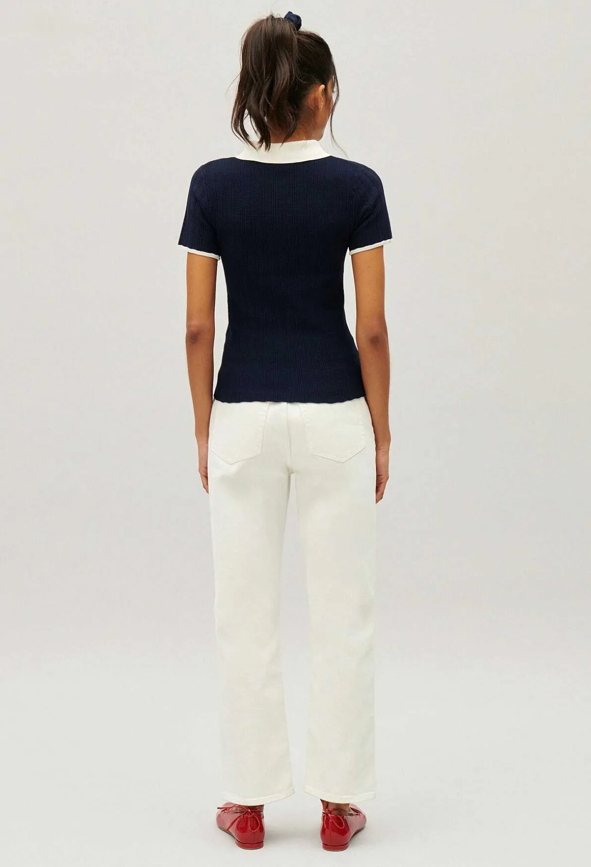 Sale Navy Blue Tennis Top Women Tops And Shirts