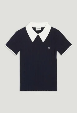 Sale Navy Blue Tennis Top Women Tops And Shirts