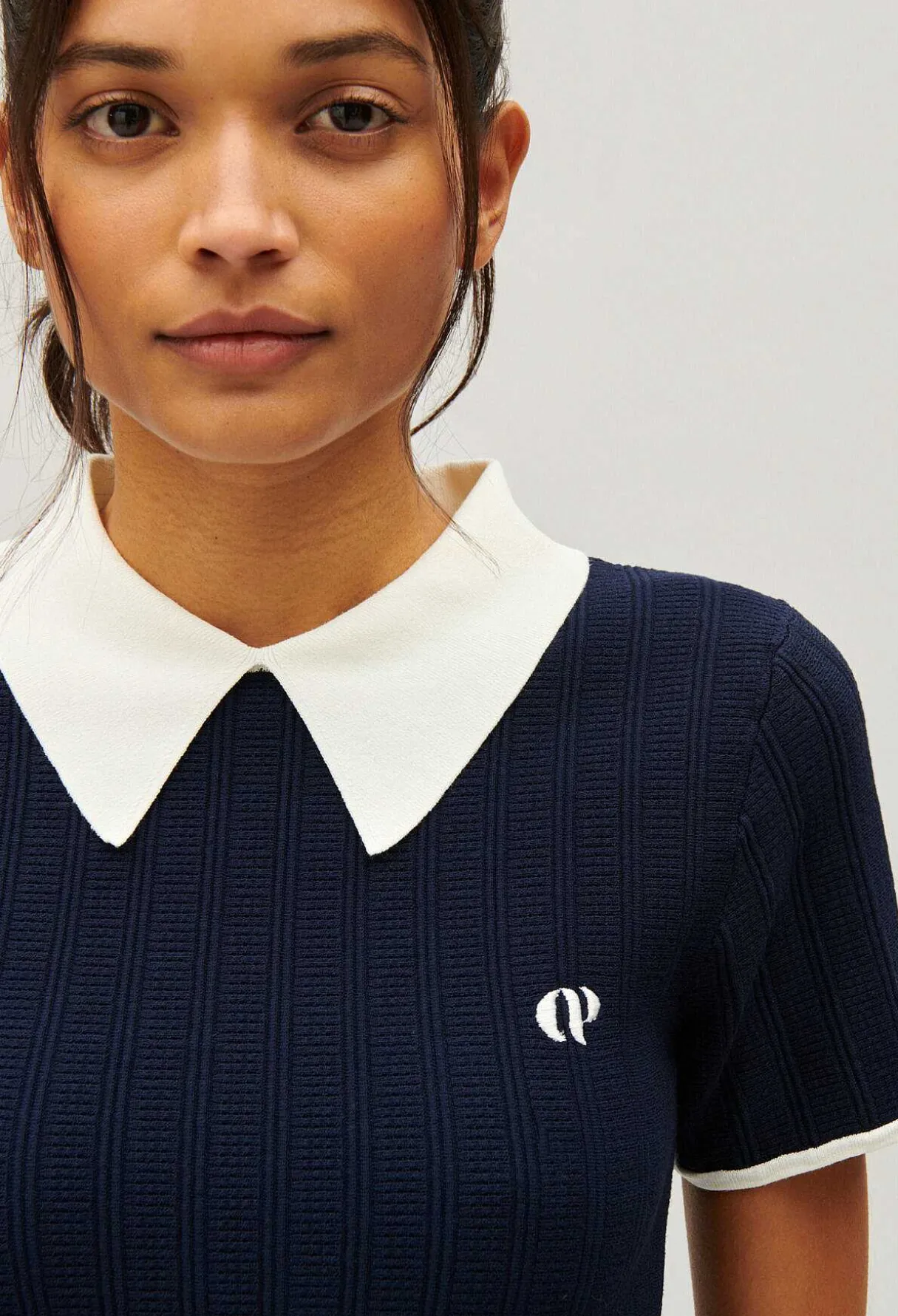 Sale Navy Blue Tennis Top Women Tops And Shirts
