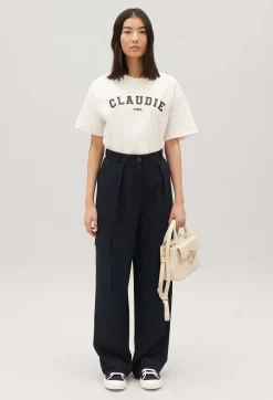 Clearance Navy Cargo Trousers Women Jeans And Trousers