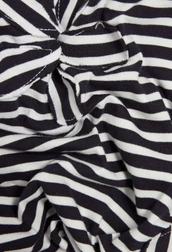 Best Sale Navy Striped T-Shirt Women T-Shirts