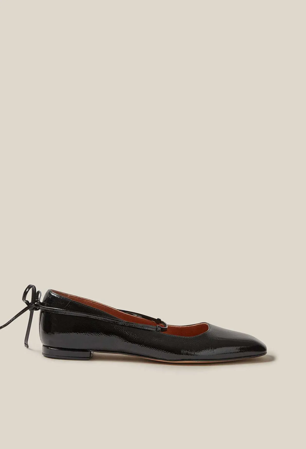 Online Patent Leather Ballet Pumps Women Sandals, Pumps And Mules