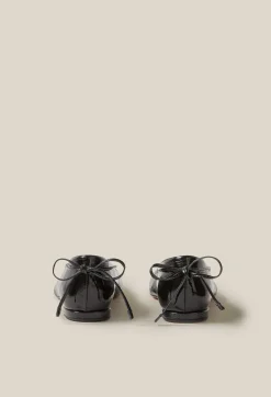 Online Patent Leather Ballet Pumps Women Sandals, Pumps And Mules