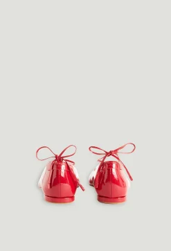 Hot Patent Leather Ballet Pumps Women Sandals, Pumps And Mules