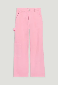 Shop Pierre Pink Straight-Leg Jeans Women Jeans And Trousers