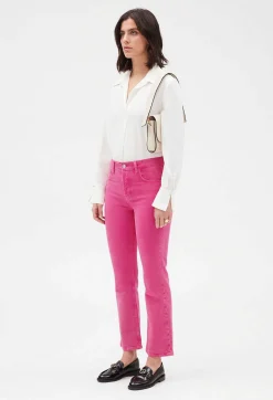 Fashion Pink Jeans Women Jeans And Trousers