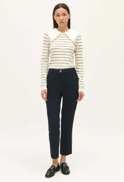 Online Plain Tailored Trousers Women Jeans And Trousers
