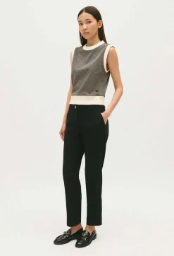 Discount Plain Tailored Trousers Women Jeans And Trousers