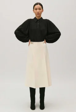 Clearance Pleated Blouse Women Tops And Shirts