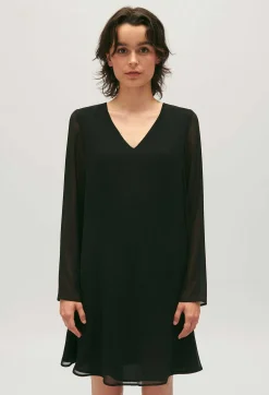 Store Rififi Short Black Dress Women Dresses