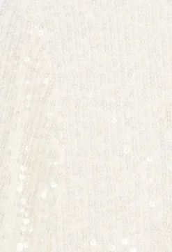 Store Rififi Short Ecru Dress With Sequins Women Dresses
