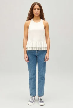 Clearance Ruffled Crop Top Women Tops And Shirts