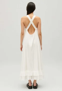 Best Ruffled Midi Dress Women Dresses
