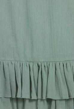 Clearance Ruffled Midi Dress Women Dresses