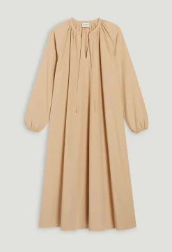 Fashion Sand Oversized Maxi Dress Women Dresses