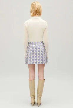Best Sale Short A-Line Skirt With Monogram Women Skirts And Shorts