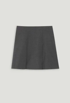 Cheap Short Flecked Grey Skirt Women Skirts And Shorts