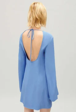 Cheap Short Lavender Dress With Open Back Women Dresses