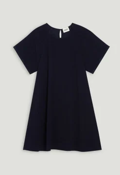 Online Short Navy Babydoll Dress Women Dresses