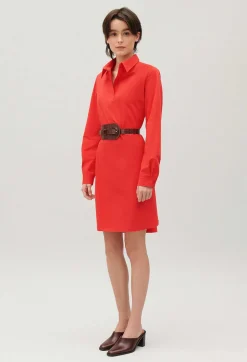 Clearance Short Polo Neck Dress Women Dresses