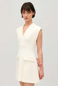 Discount Short Tweed Dress Women Dresses