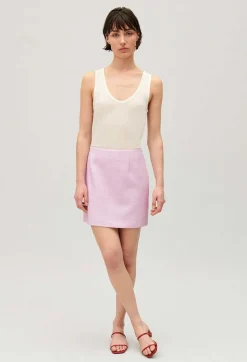 Shop Short Tweed Skirt Women Skirts And Shorts