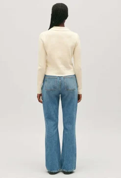 Clearance Short Waistcoat With Collar Women Sweaters And Cardigans