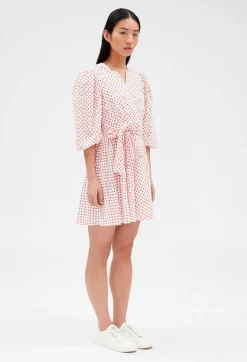 Sale Short Wraparound Dress Women Dresses