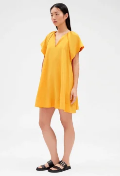 Shop Short Yellow Dress Women Dresses