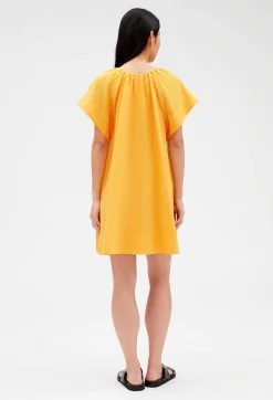 Shop Short Yellow Dress Women Dresses