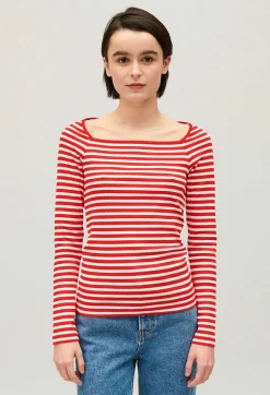 Discount Striped T-Shirt Women T-Shirts