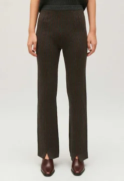 Clearance Stripy Knit Trousers Women Jeans And Trousers