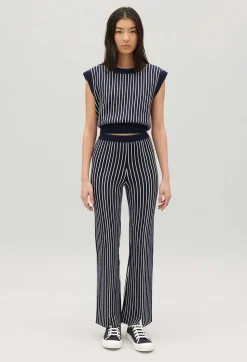 Best Stripy Knit Trousers Women Jeans And Trousers