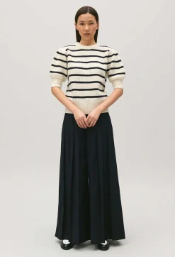 Cheap Thick Knit Breton Jumper Women Sweaters And Cardigans