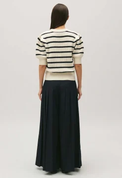 Cheap Thick Knit Breton Jumper Women Sweaters And Cardigans