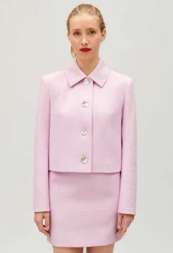 Clearance Tweed Jacket Women Blazers