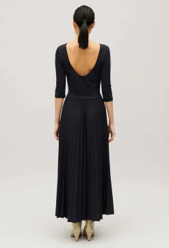Flash Sale Twist Pleated Maxi Dress Women Dresses
