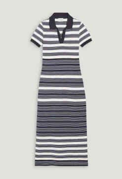 Best Two-Tone Knitted Maxi Dress Women Dresses