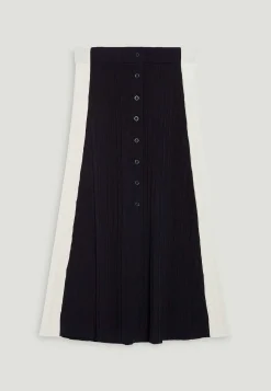 Fashion Two-Tone Midi Dress Women Skirts And Shorts