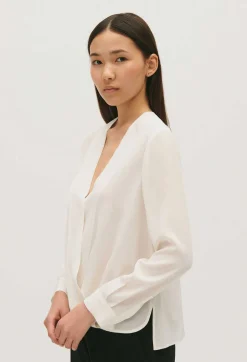 Discount V-Neck Blouse Women Tops And Shirts