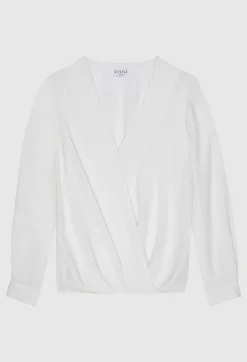 Discount V-Neck Blouse Women Tops And Shirts