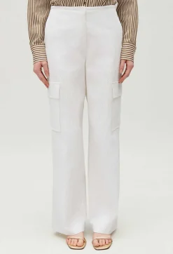 Online White Cargo Trousers Women Jeans And Trousers