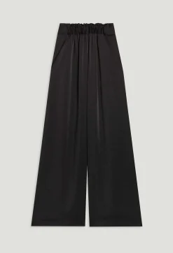 Discount Wide-Leg Trousers With Smocked Waistband Women Jeans And Trousers