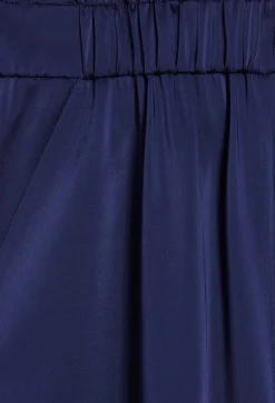Online Wide-Leg Trousers With Smocked Waistband Women Jeans And Trousers